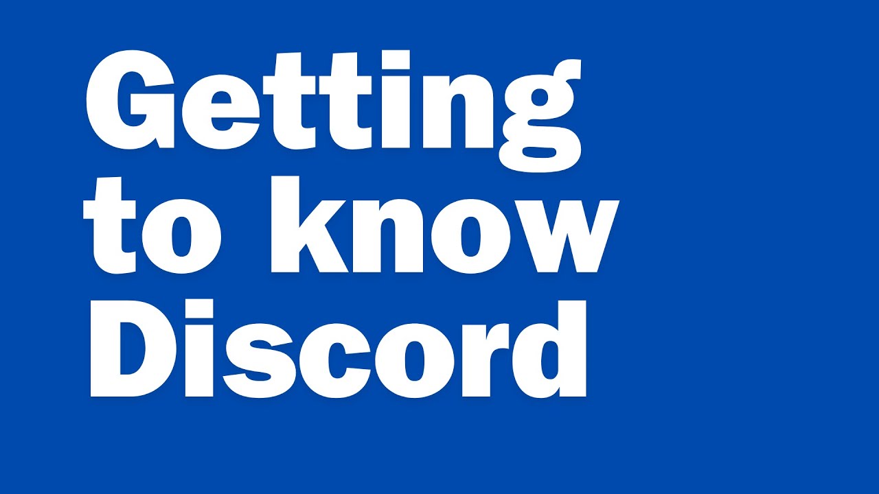 Intro to Discord